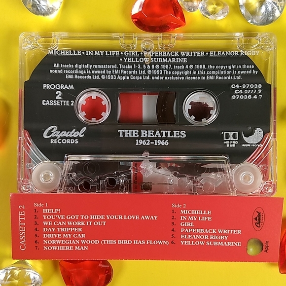 The Beatles/1962-1966 Apple cassette set Mint Condition Out Of Print - Picture 10 of 16